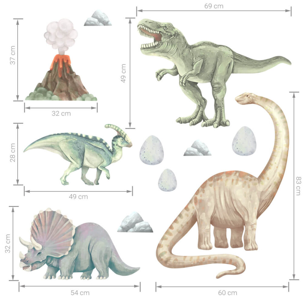 Dinosaurused ja vulkaan mõõdud